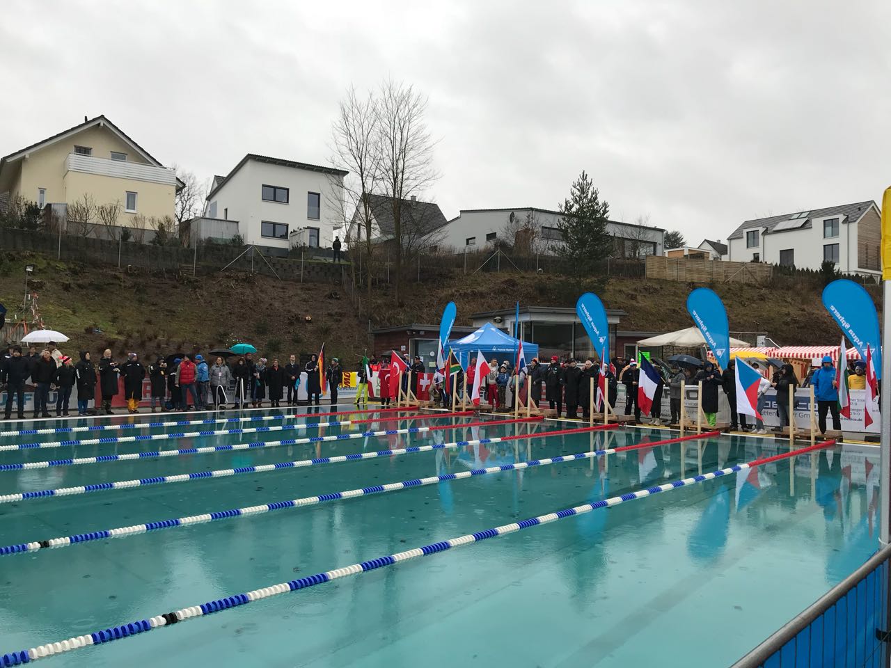 Kurze Ruhe zwischen den Rennen