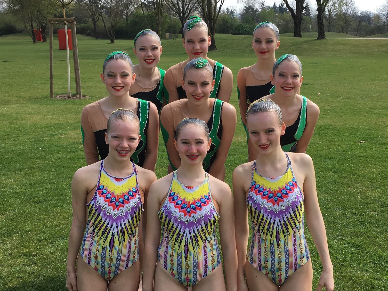 Gruppenbild Süddeutsche AKM Synchronschwimmen Kopie